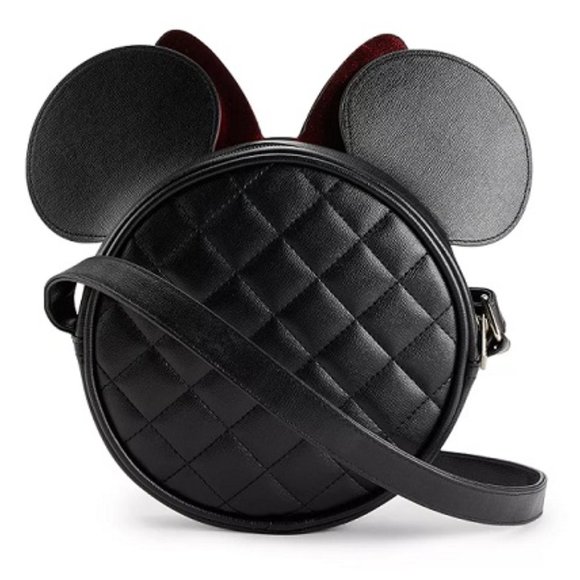 NWT! Minnie Mouse Quilted Crossbody Bow Bag Cross Body - Picture 2 of 5